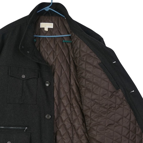 Michael Kors Other - Michael Kors NWT Men's Loden Heather Wool Blend Field Jacket Size 4XB